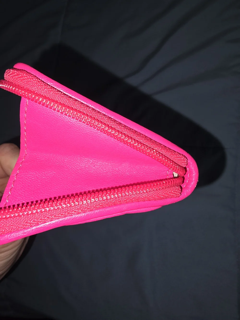 Coach Pink Quilted Leather Wallet